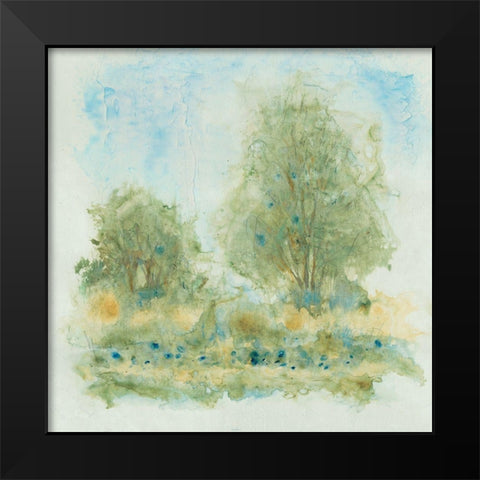 Fluid Landscape I Black Modern Wood Framed Art Print by OToole, Tim