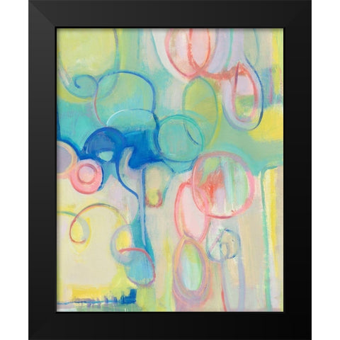 Lasso I Black Modern Wood Framed Art Print by OToole, Tim