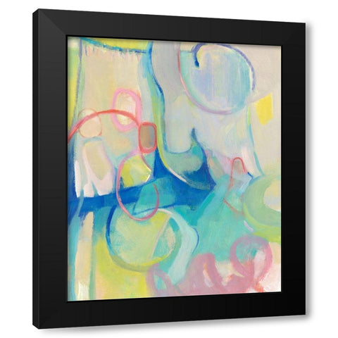 Lasso II Black Modern Wood Framed Art Print with Double Matting by OToole, Tim