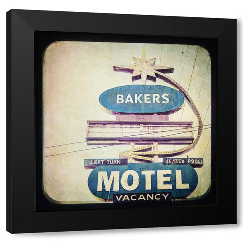 Frames of Travel V Black Modern Wood Framed Art Print by Brown, Thomas