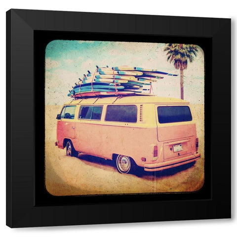 Frames of Travel VI Black Modern Wood Framed Art Print with Double Matting by Brown, Thomas