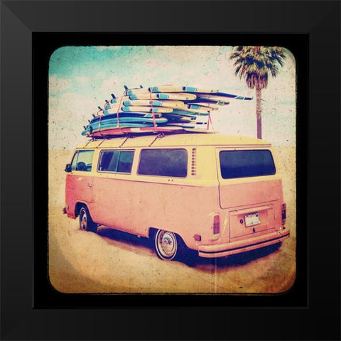 Frames of Travel VI Black Modern Wood Framed Art Print by Brown, Thomas