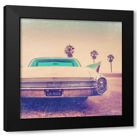 Vintage Ride I Black Modern Wood Framed Art Print by Brown, Thomas