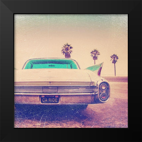 Vintage Ride I Black Modern Wood Framed Art Print by Brown, Thomas