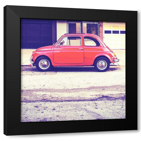 Vintage Ride V Black Modern Wood Framed Art Print by Brown, Thomas