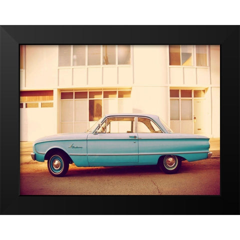 Vintage Ride VII Black Modern Wood Framed Art Print by Brown, Thomas