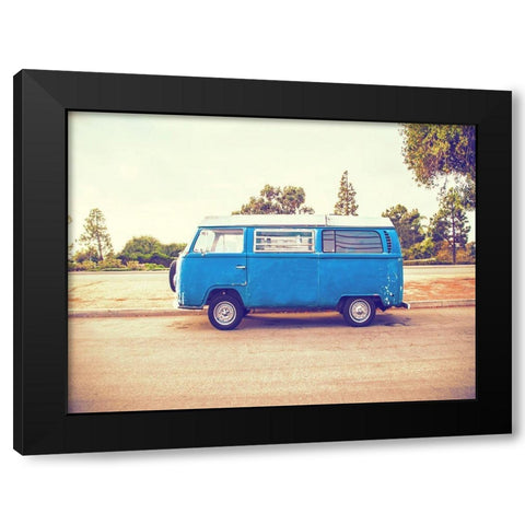 Vintage Ride VIII Black Modern Wood Framed Art Print by Brown, Thomas