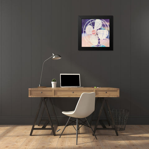 Vintage Office I Black Modern Wood Framed Art Print by Brown, Thomas