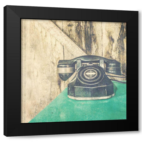 Vintage Office XII Black Modern Wood Framed Art Print by Brown, Thomas