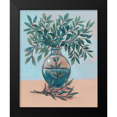 Arrangement II Black Modern Wood Framed Art Print by OToole, Tim