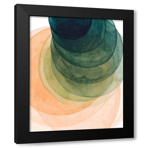 Crystal Spade I Black Modern Wood Framed Art Print by Popp, Grace
