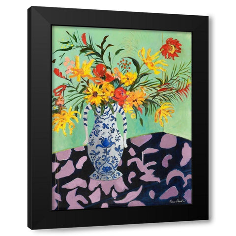 Blooming in Sunshine IV Black Modern Wood Framed Art Print with Double Matting by Ramos, Nina