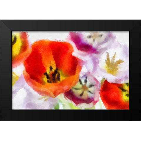 Best Wishes I Black Modern Wood Framed Art Print by Hartson-Weddle, Ryan