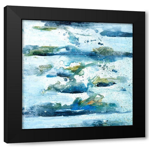 Going Home Again II Black Modern Wood Framed Art Print with Double Matting by Combs, Joyce