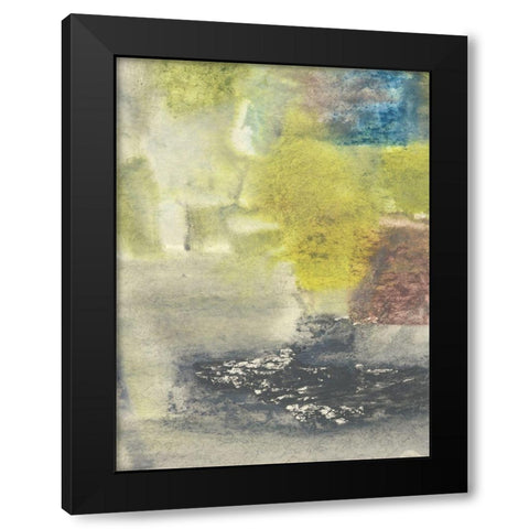 Ancient Drawing I Black Modern Wood Framed Art Print with Double Matting by Combs, Joyce