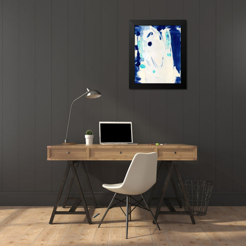 Playful Objects I Black Modern Wood Framed Art Print by Combs, Joyce