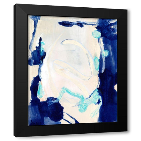 Playful Objects II Black Modern Wood Framed Art Print with Double Matting by Combs, Joyce