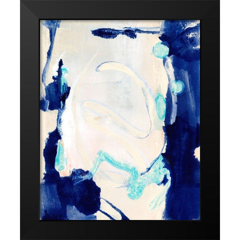 Playful Objects II Black Modern Wood Framed Art Print by Combs, Joyce