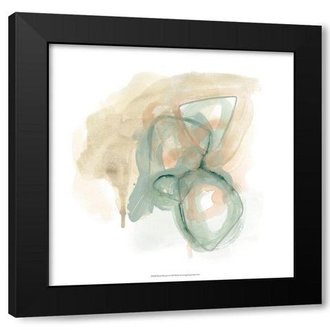 Pastel Theorem I Black Modern Wood Framed Art Print by Vess, June Erica
