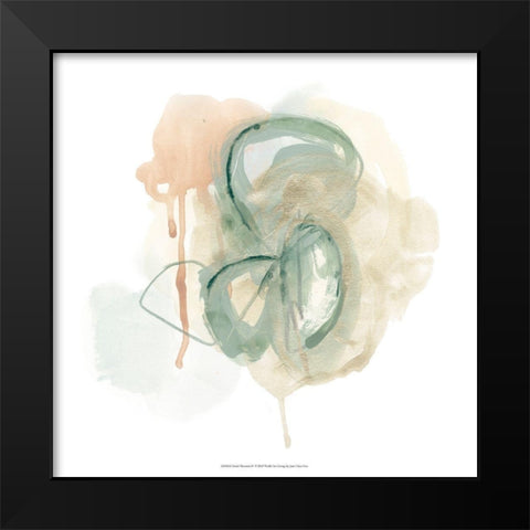 Pastel Theorem IV Black Modern Wood Framed Art Print by Vess, June Erica