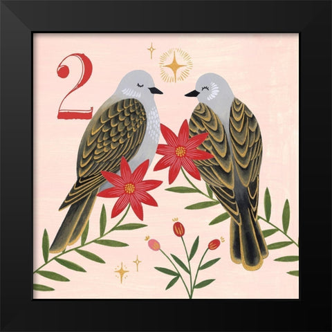 Twelve Days II Black Modern Wood Framed Art Print by Popp, Grace