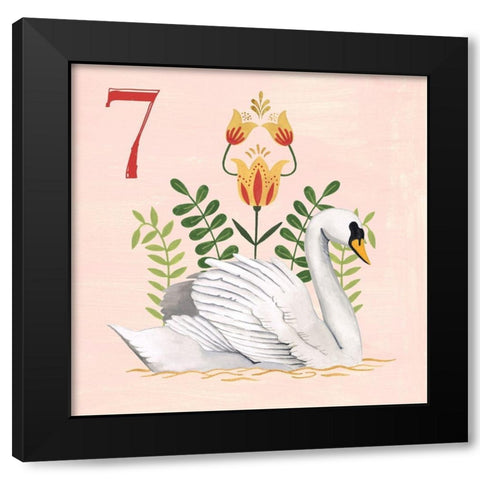 Twelve Days VII Black Modern Wood Framed Art Print by Popp, Grace