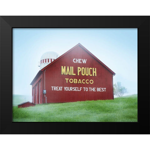 Barn Scene VIII Black Modern Wood Framed Art Print by McLoughlin, James