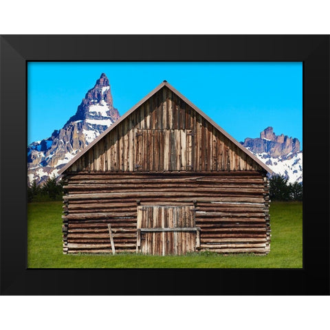 Barn Scene XI Black Modern Wood Framed Art Print by McLoughlin, James
