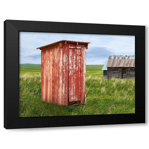 Barn Scene XIII Black Modern Wood Framed Art Print by McLoughlin, James