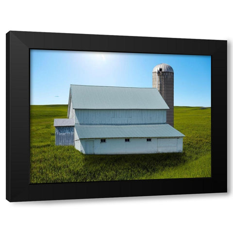 Barn Scene XVIII Black Modern Wood Framed Art Print by McLoughlin, James