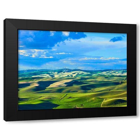 Farmscape Photo VI Black Modern Wood Framed Art Print by McLoughlin, James