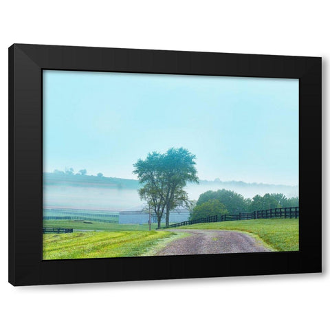 Farmscape Photo VII Black Modern Wood Framed Art Print by McLoughlin, James