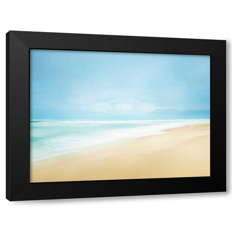 Beachscape Photo IV Black Modern Wood Framed Art Print by McLoughlin, James