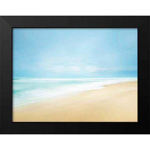 Beachscape Photo IV Black Modern Wood Framed Art Print by McLoughlin, James