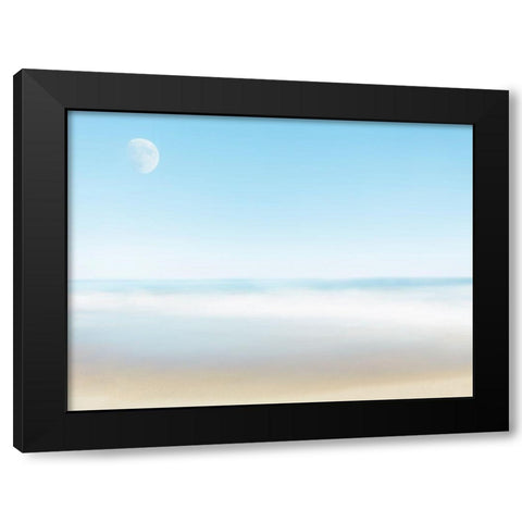 Beachscape Photo VI Black Modern Wood Framed Art Print with Double Matting by McLoughlin, James