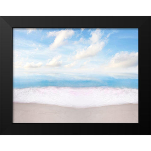 Beachscape Photo VII Black Modern Wood Framed Art Print by McLoughlin, James