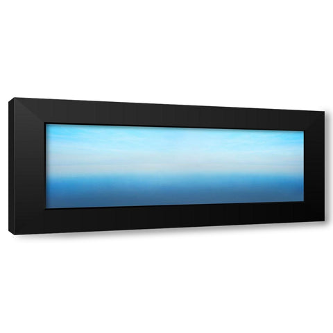 Beachscape Panorama V Black Modern Wood Framed Art Print with Double Matting by McLoughlin, James