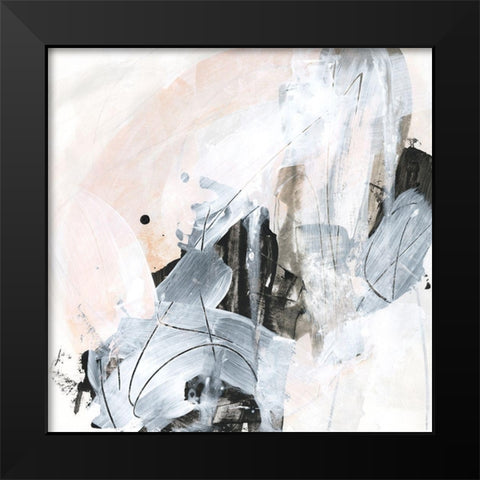 Veiled Formation I Black Modern Wood Framed Art Print by Vess, June Erica