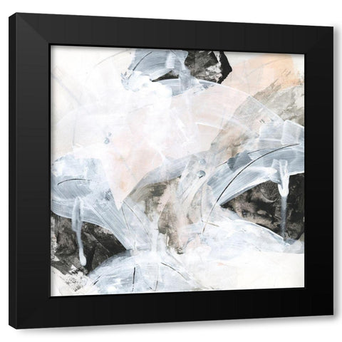 Veiled Formation II Black Modern Wood Framed Art Print with Double Matting by Vess, June Erica