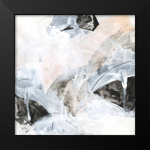 Veiled Formation II Black Modern Wood Framed Art Print by Vess, June Erica