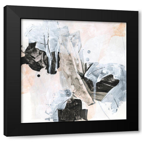 Veiled Formation III Black Modern Wood Framed Art Print by Vess, June Erica