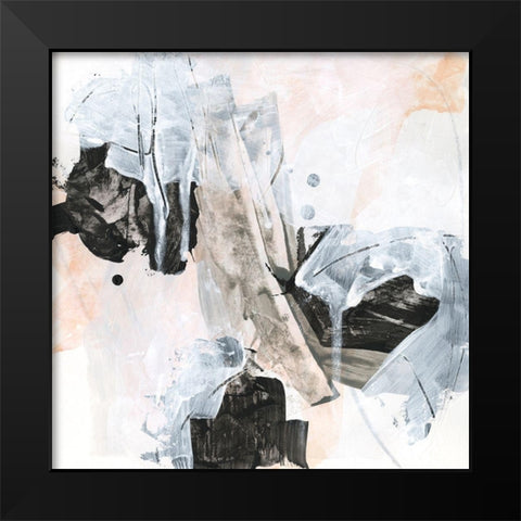 Veiled Formation III Black Modern Wood Framed Art Print by Vess, June Erica