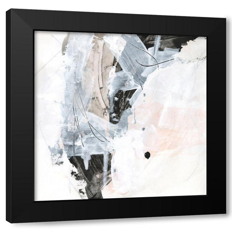 Veiled Formation IV Black Modern Wood Framed Art Print with Double Matting by Vess, June Erica