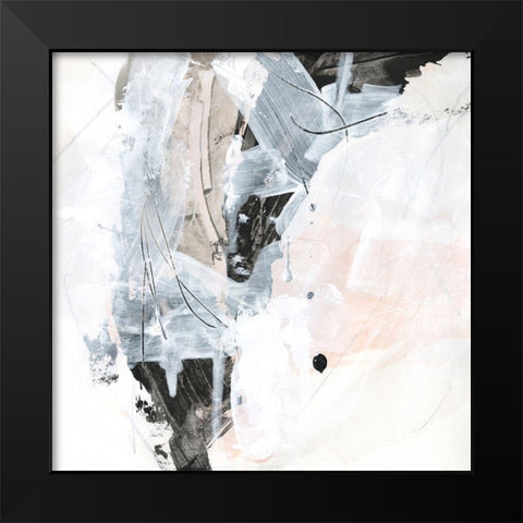 Veiled Formation IV Black Modern Wood Framed Art Print by Vess, June Erica