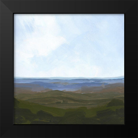 Skyline Drive I Black Modern Wood Framed Art Print by Green, Jacob