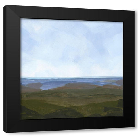 Skyline Drive II Black Modern Wood Framed Art Print by Green, Jacob