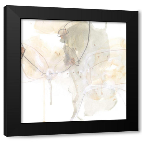Subtle Shade I Black Modern Wood Framed Art Print by Vess, June Erica