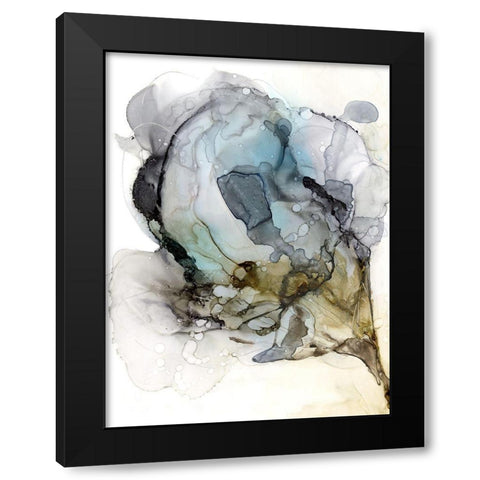 Blooming Neutrals I Black Modern Wood Framed Art Print by Goldberger, Jennifer