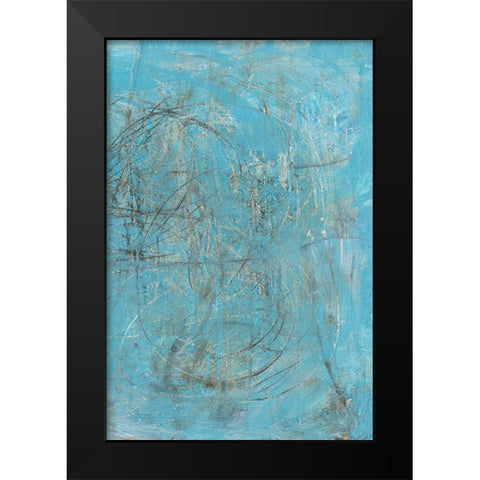 Inscribe II Black Modern Wood Framed Art Print by Holland, J.