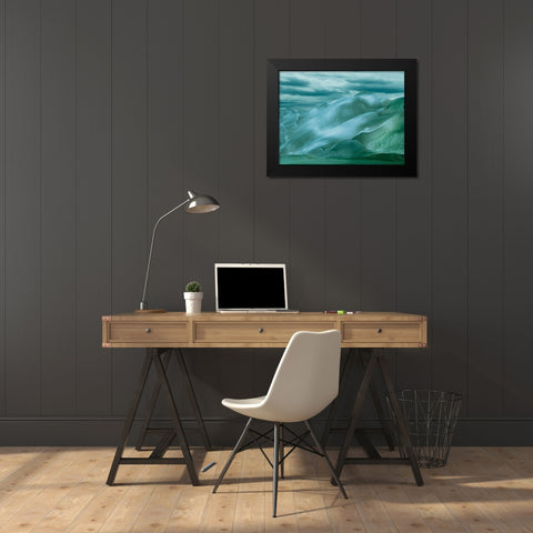 Colorado Dunes IV Black Modern Wood Framed Art Print by McLoughlin, James